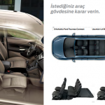 2022 Model Ford Tourneo Ici Koltuk Secenekleri