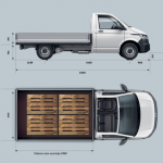 2022 Model Volkswagen Transporter Pikap Boyutlari Kasa Olculeri